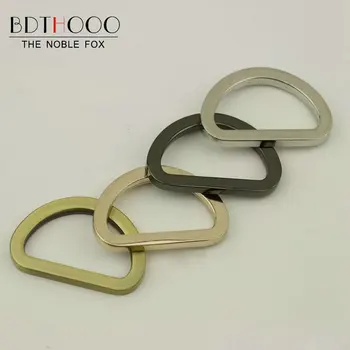 

BDTHOOO 10pcs Inner Diameter 25mm D Buckle Clasp Zinc Alloy Decoration Metal Buckle for DIY Women Handbag Bag Hardware Accessory