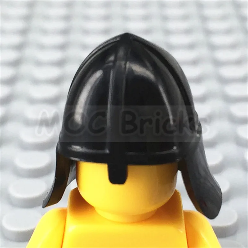10 шт./лот кубики Moc фигурки шлем головные уборы аксессуары для DIY фигурка часть строительные блоки игрушки для детей куклы - Цвет: 2012A