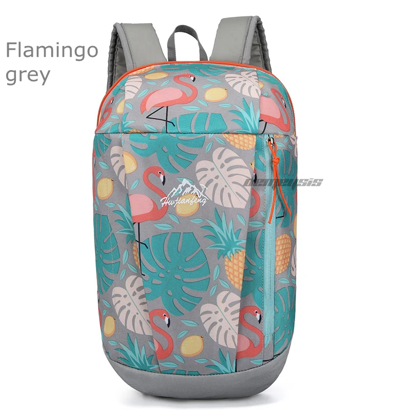 flamingo grey Женский рюкзак с 3D принтом школьная сумка для подростка уличная Водонепроницаемая Повседневная дорожная сумка мини сумка "фламинго" Женская - Цвет: flamingo grey