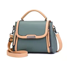

Bags new fashion all-match western style net red female bag hit color portable messenger bag