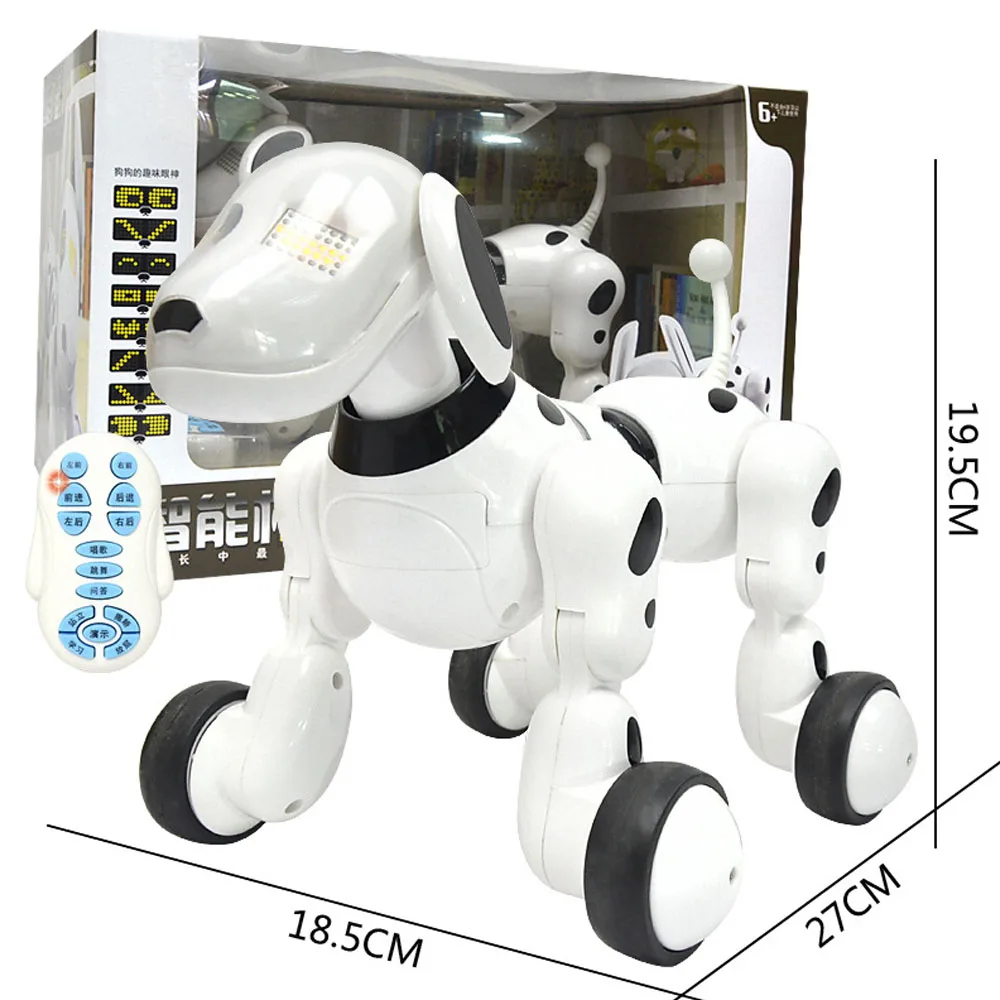 Популярная интеллектуальная игрушечная машинка для собак 2,4G, беспроводной пульт дистанционного управления, новая Головоломка для собак, Электрический программируемый танец, детские игрушки для собак - Цвет: with box