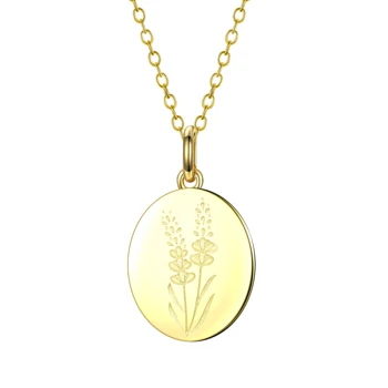 

MDEAN Coin Necklace 18K Gold Plated S925 Sterling Silver Vintage Circle Disc Special Coin Dainty Handmade Pendant Necklaces
