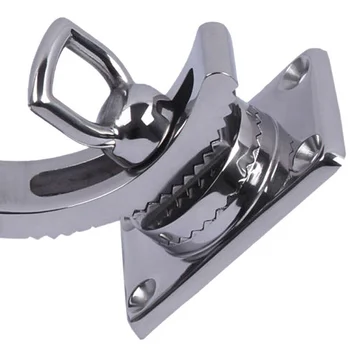 

Adjustable Fishing Rod Holder Deck Mount 316 Stainless Steel for Boat Yacht _WK