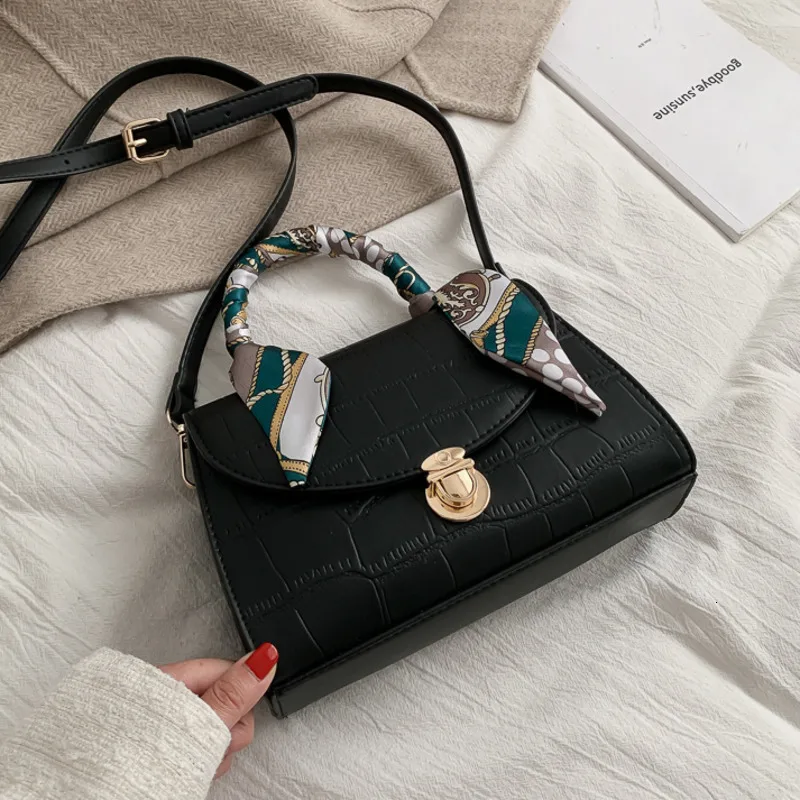 

Scarves Stone Crossbody Bags For Women 2019 Luxury Handbags Designer Ladies Hand Tote Shoulder Messenger Bag Sac A Main Female