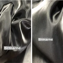 50 см* 145 см/шт. Черный атлас Ткань имитация шелковой ткани фон ткань платье ткань