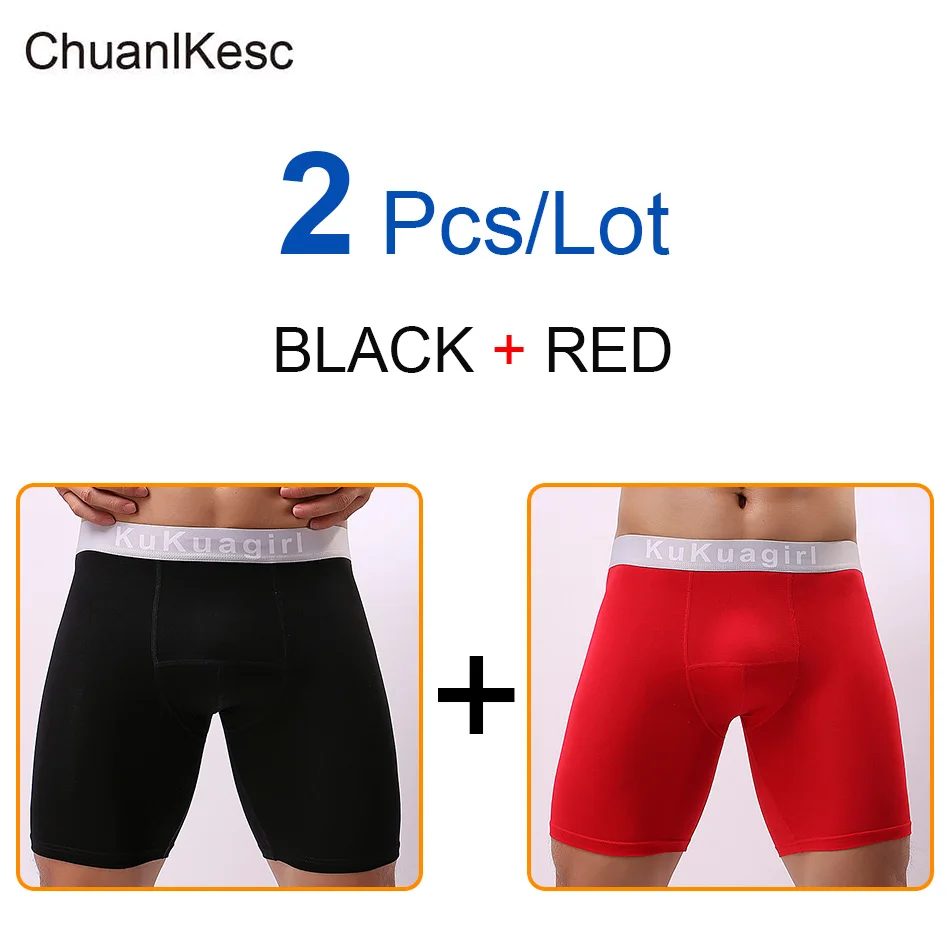 2 Pcs/lot Cotton Underwear Sweat-absorbent And Quick-drying Long Anti-wear  Leg Underwear Men's Underwear Run Underwear - Boxers - AliExpress