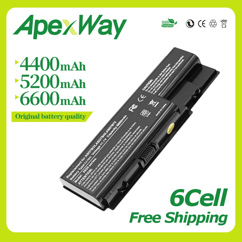 

Apexway 11.1V battery for Acer Aspire 5739g 5220g 6930g 5920g 5930g 5739g 5910g 6920g 5739 5220 5920 5715z 5720 5720g 5720z