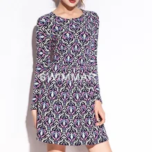 Стиль весна юбка ультра-эластичные утягивающие платье с цветочным рисунком в Корейском стиле-Стиль стиль талии облегающие юбка Код отдел женские платья