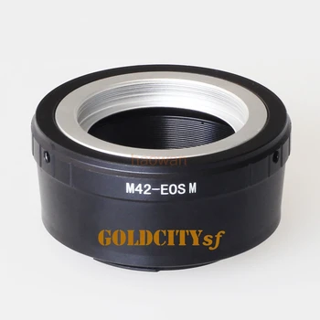 

Adapter Ring for m42 42mm mount lens to canon EOSM/M2/M3/M5/M10 EF-M Mirrorless Camera Body