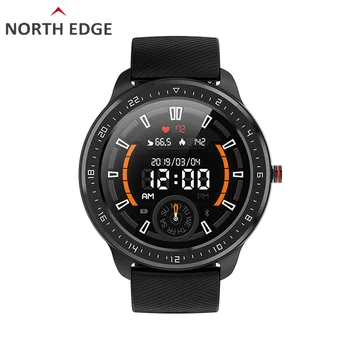 

NORTH EDGE Men's Sport Smart Watch Fitness Tracker Heart Rate Blood Pressure Waterproof IP68 Swimming Smartwatch For IOS Android