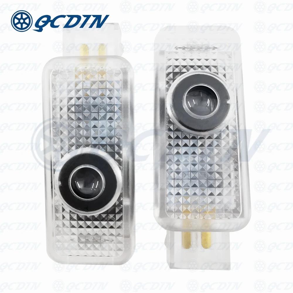 QCDIN 2pcs for AUDI E-Tron OEM Car LED Logo Door Light Projector Lamp for All AUDI Car Model QCDIN 2pcs for AUDI E-Tron OEM Car LED Logo Door Light Projector Lamp for All AUDI Car Model