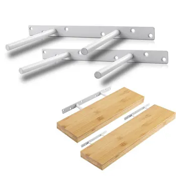 

Invisible Bulkhead Bracket Household Modern Simplicity 6-holes High Quality Single Layer Partition Hardware Accessories Bracket