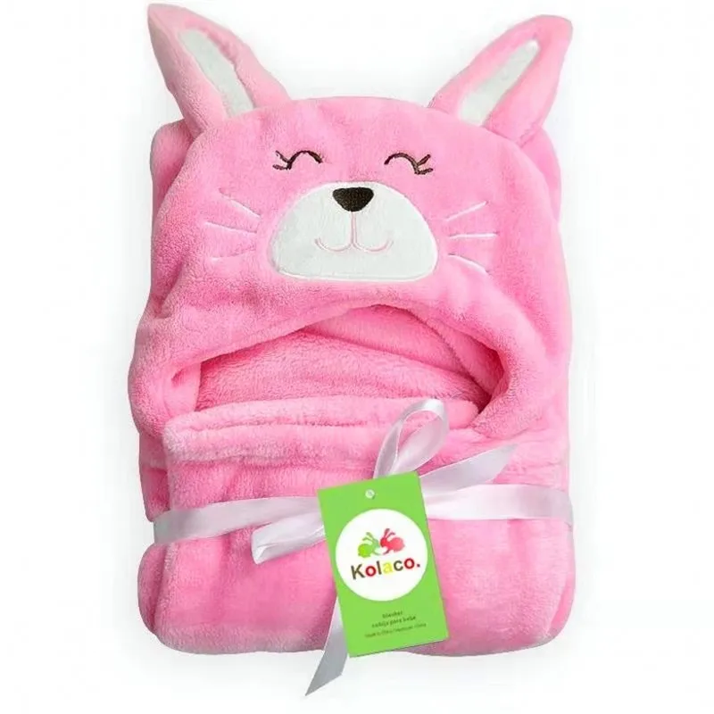 2024 New Flannel Baby Blanket 3D Animal 3D Cloak Children's Cartoon Bathtowel 4