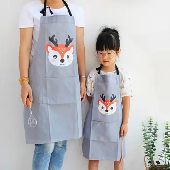 

Multiple Colors Pattern Adults Children's Kitchen Aprons Kitchen Cooking Cleaning Appliances for Cooking Drawing Universal Tool