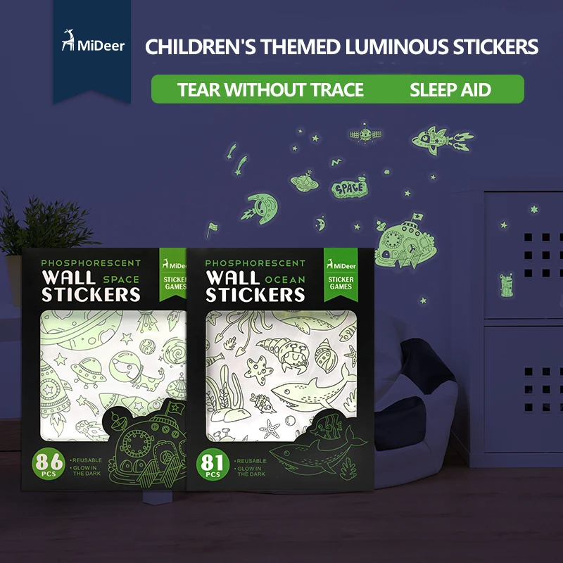 

Mideer Luminous Stickers Luminous Wall Stickers Sticker Paper