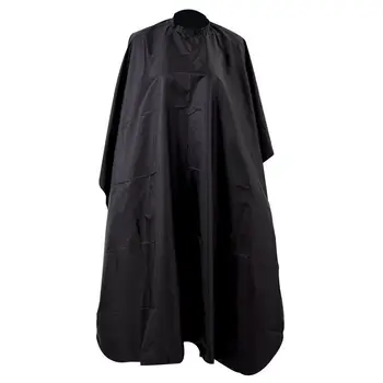 

Black Adult Hairdressing Cape Cover Waterproof Cloth Salon Barber Gown Cape Unisex Hairdresser Apron Hair Styling Tool