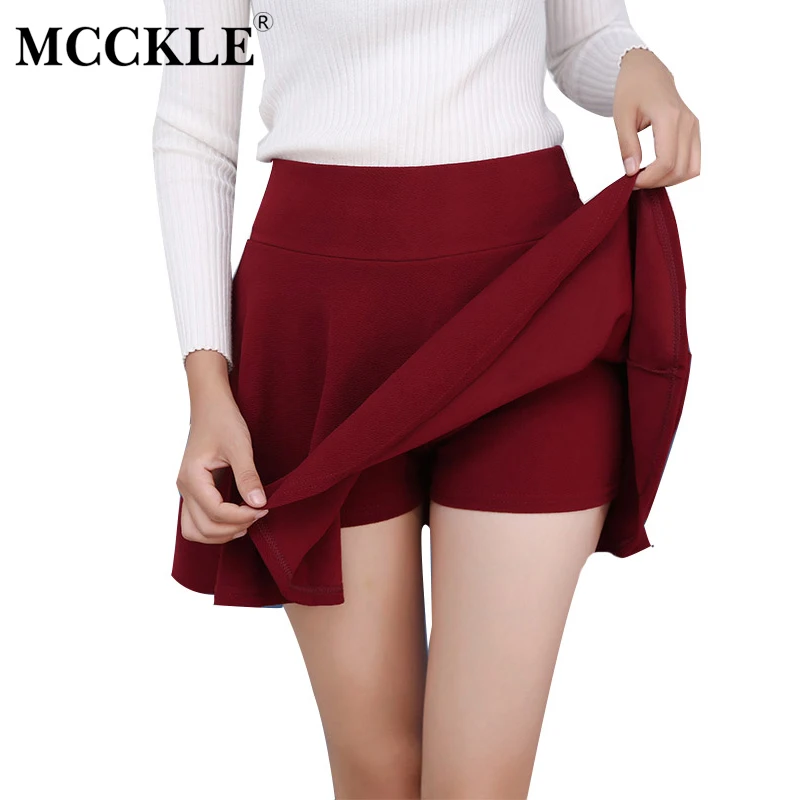 Красная синяя юбка-пачка с высокой талией, Дамская мини-юбка, брюки размера плюс 5XL, плиссированные школьные короткие женские юбки, подходящие на весь год