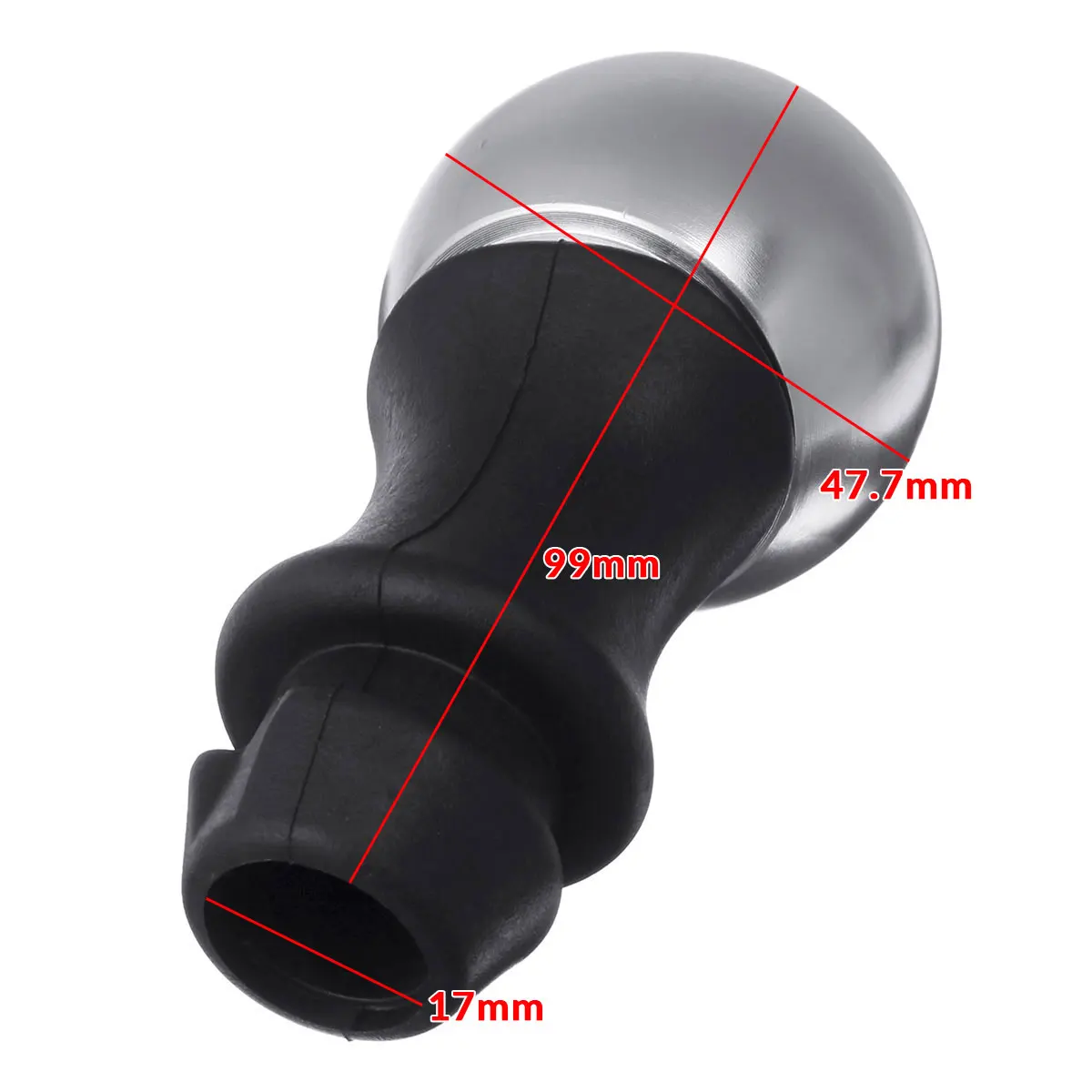 5 Speed Car MT Gear Shift Knob Gear Shifter Lever Stick Matte Silver For Peugeot 106 206 306 406 107 207 307 407