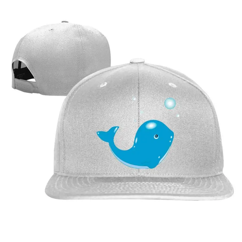 Бейсбольные кепки с голубым Китом, унисекс, модные регулируемые бейсболки для взрослых