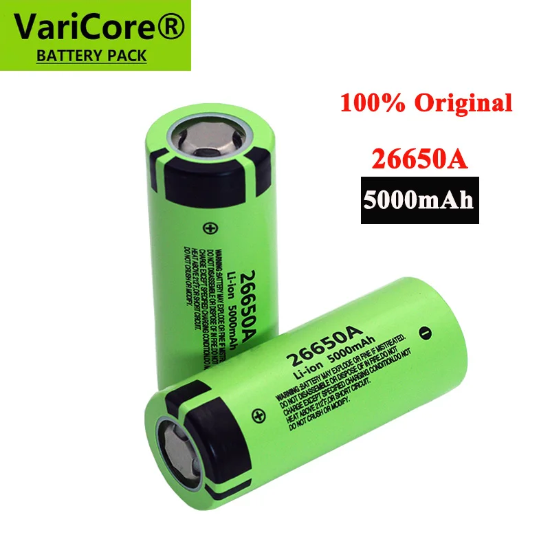 Литий-ионный аккумулятор VariCore 26650A 3 7 в мА 1-6 шт. | Электроника