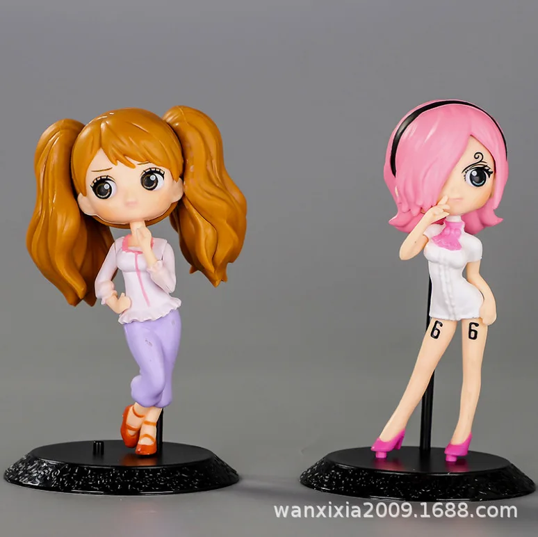 

One Piece/Sea King Toy Garage Kit 2 S 3-Nami Kerr Pull Perona Doll Cake Decoration