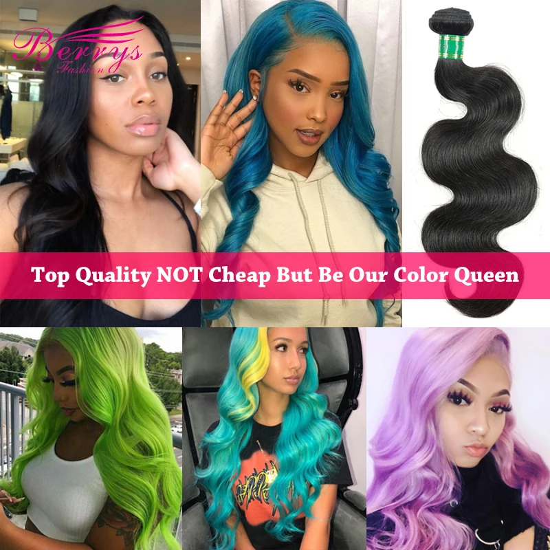 Berrys Fashion Bundles Human-Hair Hair-Extensions Body-Wave Double-Weft Natural-Color