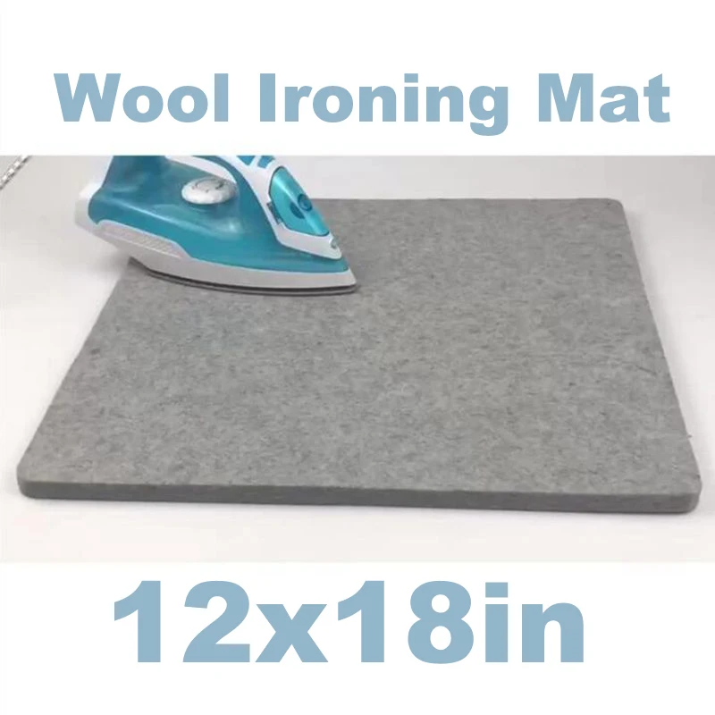 12x18in Wool Pressing Mat Ironing Pad High Temperature Ironing Board