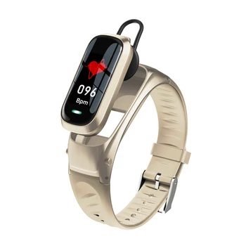 

B9 Smart Bracelet + Bluetooth Earphone With Heart Rate Blood Pressure Monitor Sports Pedometer Driving Call Wireless Earphone