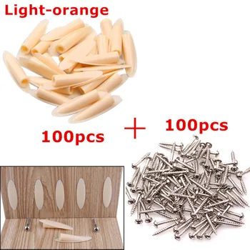 

200pcs Plastic Pocket Hole Screw Connector Kit Woodworking Drill Guide Tools Wood Screws Socket Button Head Allen Bolt Screw