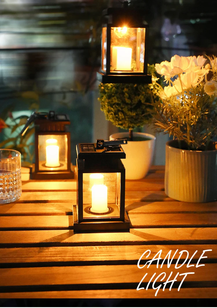 6pcs Solar Light LED Palace Lantern