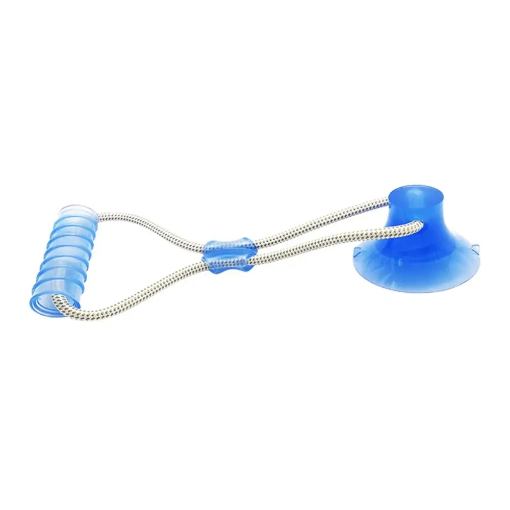 Собака Интерактивная активность игрушка Собачка присоска толчок Ropeball TugToy TPR мяч