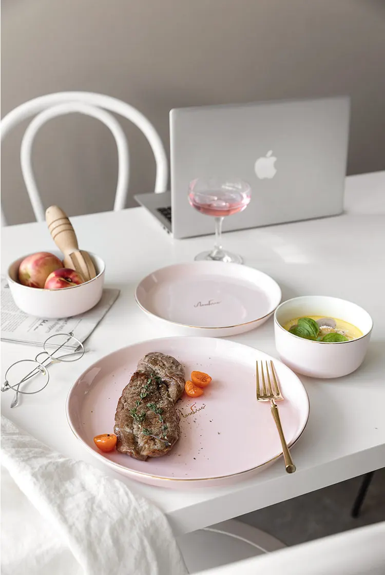 Ceramic-Pink-Gray-tableware-plate_09
