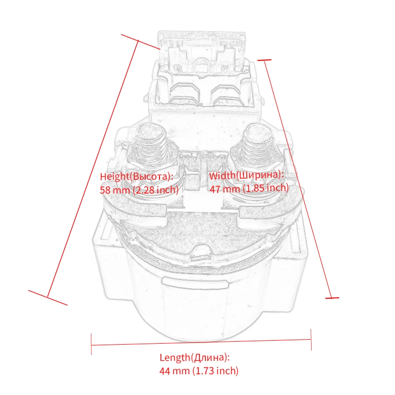 Новое реле стартера для мотоцикла Arrowhead для Arctic Cat 366 FIS 4x4 2011 3313-464 высокое качество металлическое реле стартера DC 12 В черный