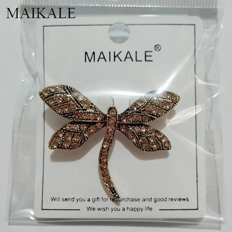 Женская Брошь с кристаллами MAIKALE новая искусственная брошь для девочек|Броши| |