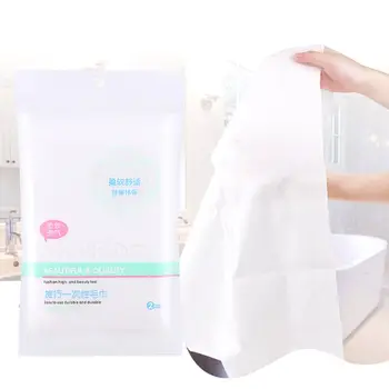 

2pcs Disposable Magic Face Towel Bath Travel Non Woven Absorbent Washcloth Hotel Use Face Towel Health Care #11