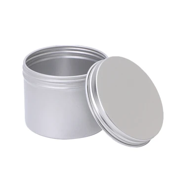 

1pc Empty Aluminium Cosmetic Jar Pot Cream Lip Balm Bottle Box Container 100ml