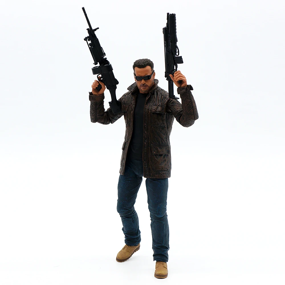 NECA Терминатор Темный Fate T-800 Сары Коннор ПВХ фигурка Модель Коллекция игрушек кукла подарок с оригинальной коробкой