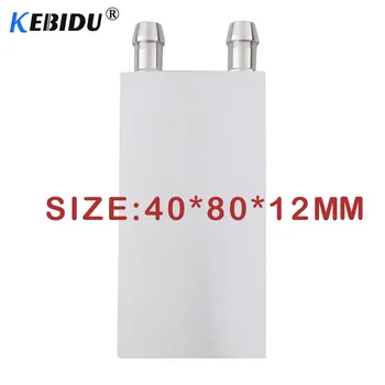 

KEBETEME 40x80x12mm Primary Aluminum Water Cooling Block Heat Sink System For PC Laptop CPU for Liquid Water Wholesale