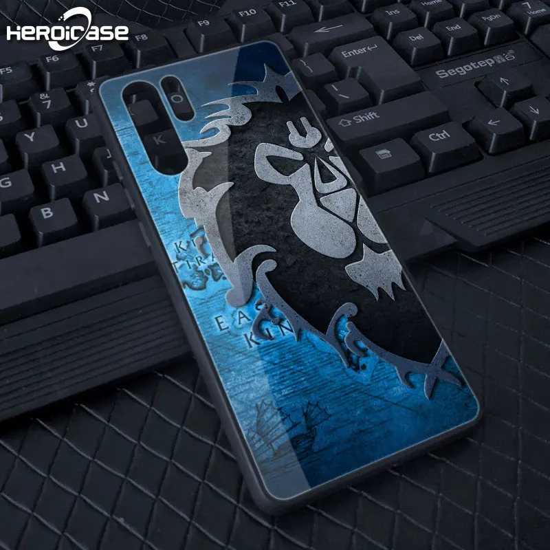 The Alliance 3 Для huawei Mate30 Pro Чехол для телефона World Of Warcraft отличная игра закаленное стекло Твердый Чехол черный ТПУ Honor V P20 10 9 Horde Alliance - Цвет: The Alliance 3