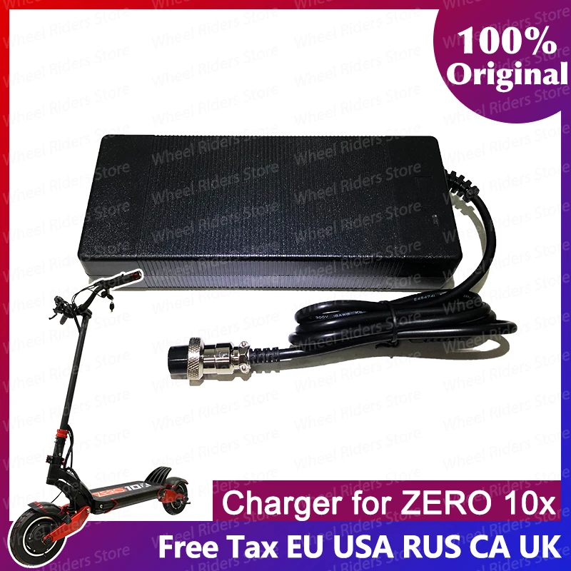 Оригинальное зарядное устройство для ZERO 10X Электрический kickscooter Аксессуары ЕС Великобритания AU США