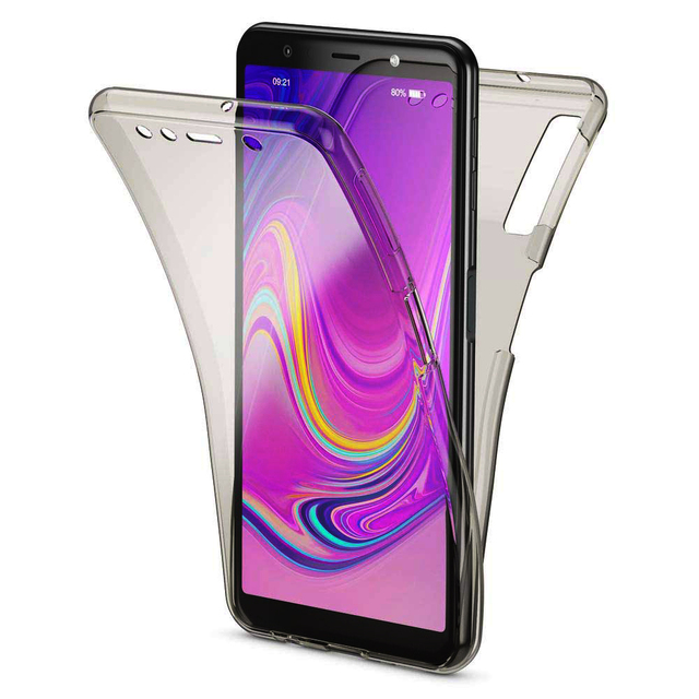 Double Silicone Case For Sasmung Galaxy A10 A20 A30 A40 A50 A70 M20 A50s S8 S9 Plus Note 10 9 S8 S7 edge S10e S10 Cover full