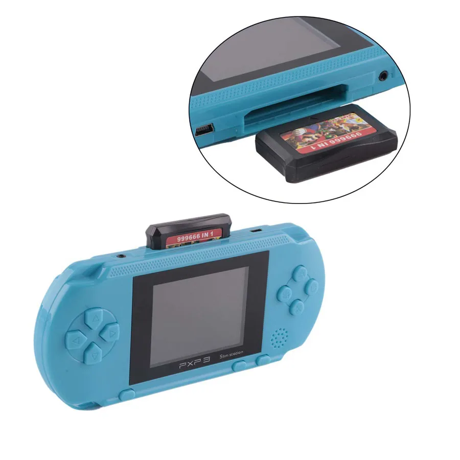 JRGK портативная игровая детская игра консольная видеоигра с 2 PXP3 ручные игровые карты джойстик тонкая станция классический