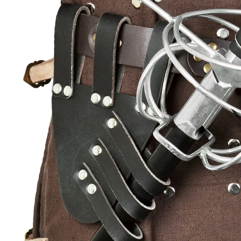 Fondina Medievale Per Spada - Cintura In Pelle PU Regolabile, Per Eventi Rinascimentali E Collezioni - Foto 8