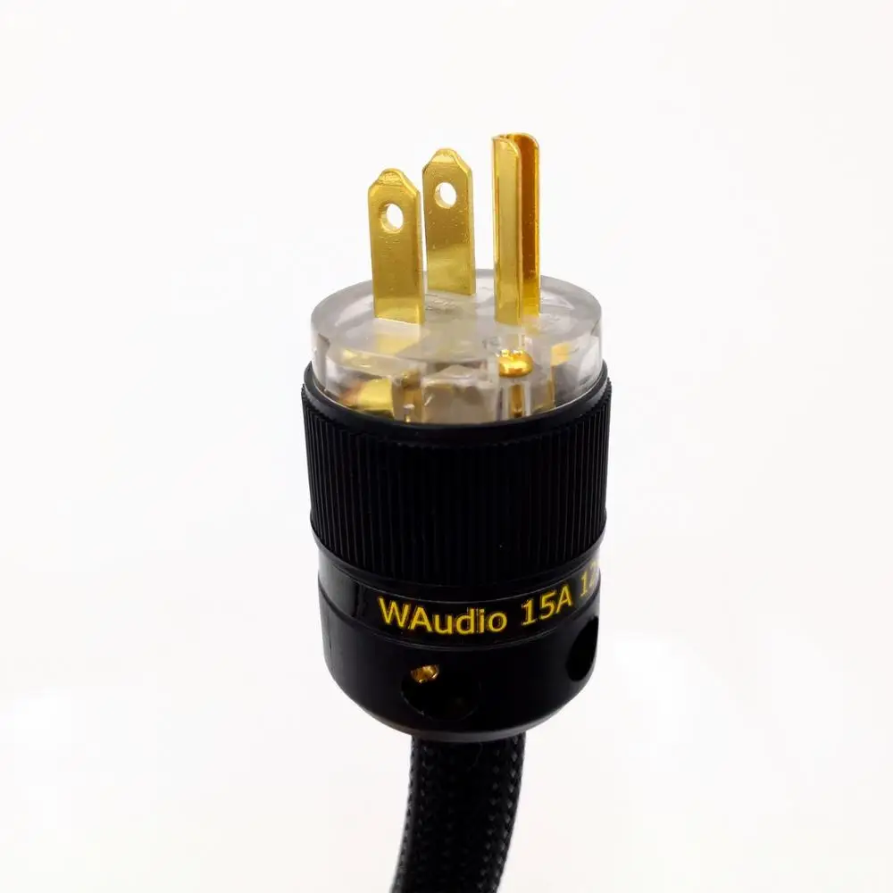 Аудиокабель WAudio 10AWG Hi Fi аудиокабель питания шнур с вилкой США|audio power cord|audio cordaudio