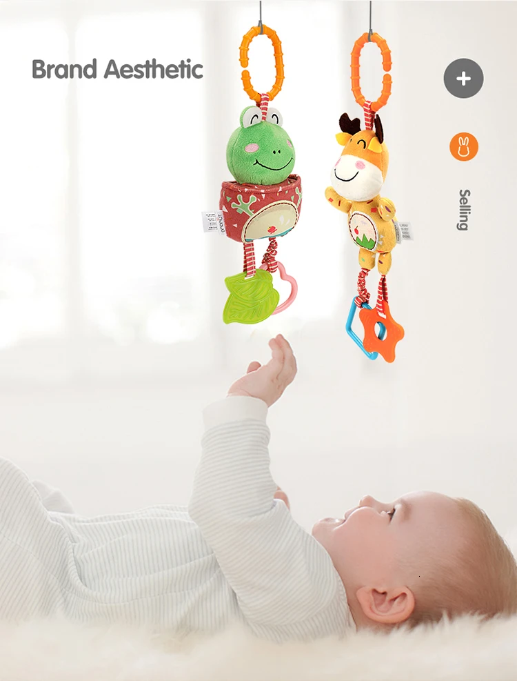 Tumama детские игрушки 0-12 месяцев, детская погремушка, мобильная мягкая детская кроватка, подвесная кровать, коляска, кукла, игрушка для новорожденных, автомобильное сиденье, прорезыватель