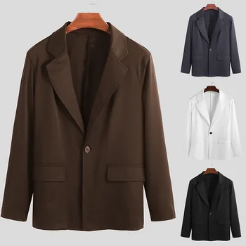 

New Arrival Luxury Men Blazer Hombre Casual Vintage Business Blazer Autumn Blazer Jacket Smart Coat Suit Formal Blazers Clothes