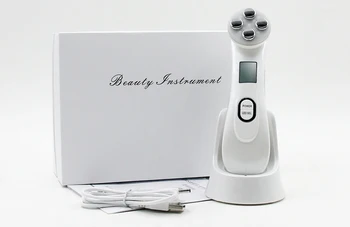 

Facial Electroporation Mesotherapy RF Radio Frequency LED Photon Device Face Lifting Tighten Wrinkle Removal Skin Care Massager
