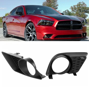 

1 Pair Fog Light Trim Bezel Set(Right Side & Left Side)for 2011-2014 Dodge Charger 68092572AA 68092573AA