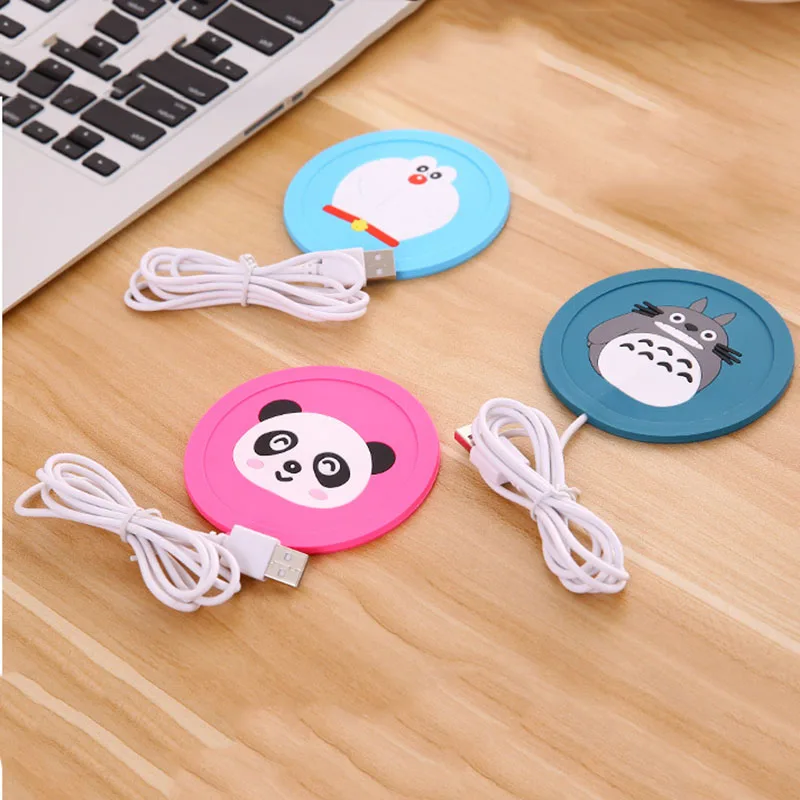 USB нагреватель гаджет мультфильм силиконовая тонкая чашка Pad кофе чай пить usb