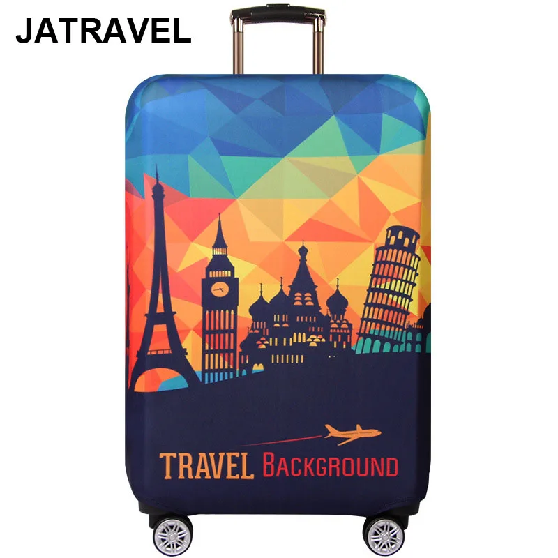 

JATRAVEL Thicker Elastic Castle Luggage Protective Cover Fashion Men's Women's Case Suitcase Trolley Baggage Travel Bag Cover